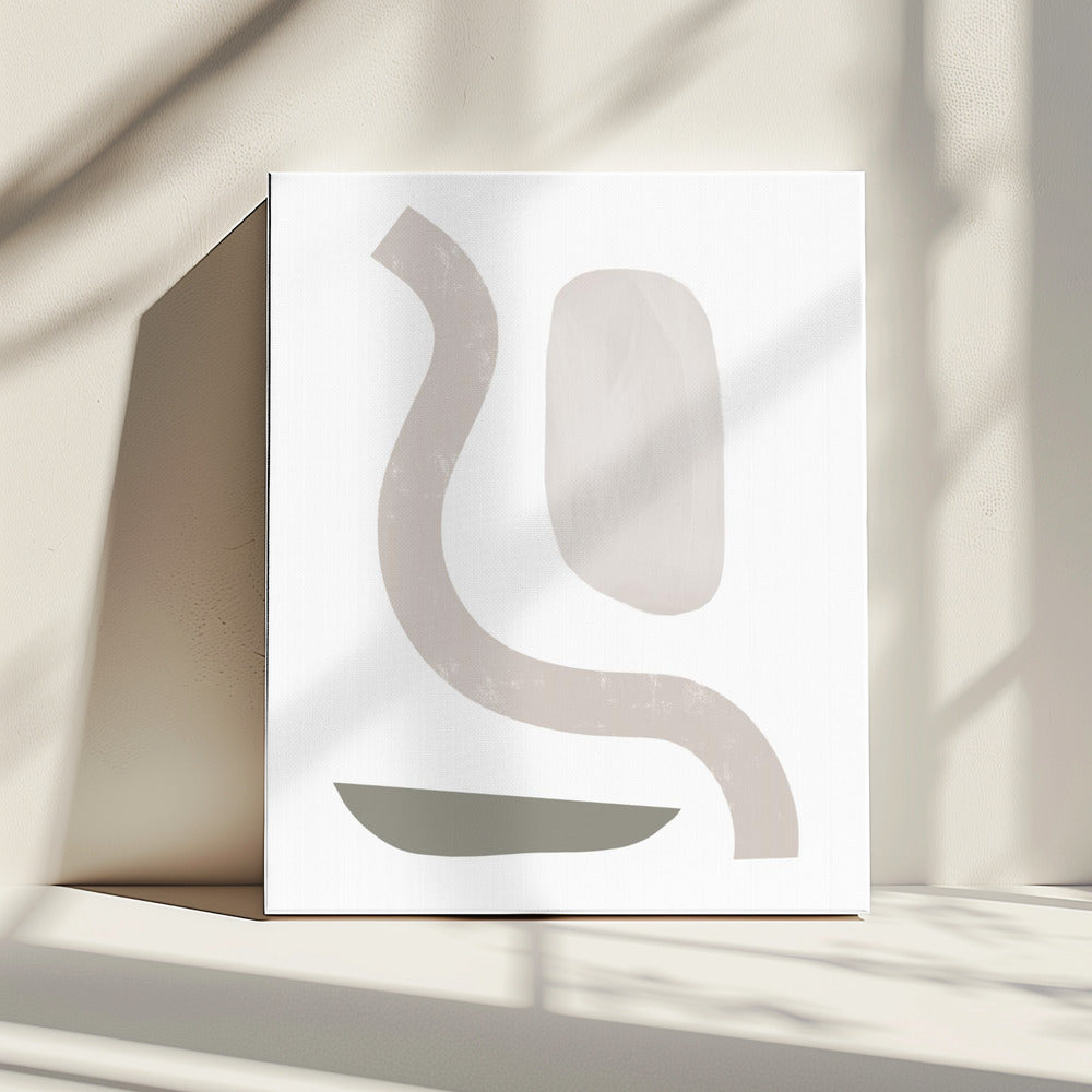 Muted Curves Geometry | Canvas
