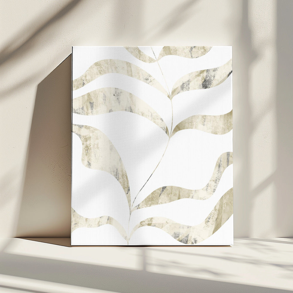 Gentle Leaf Waves | Canvas
