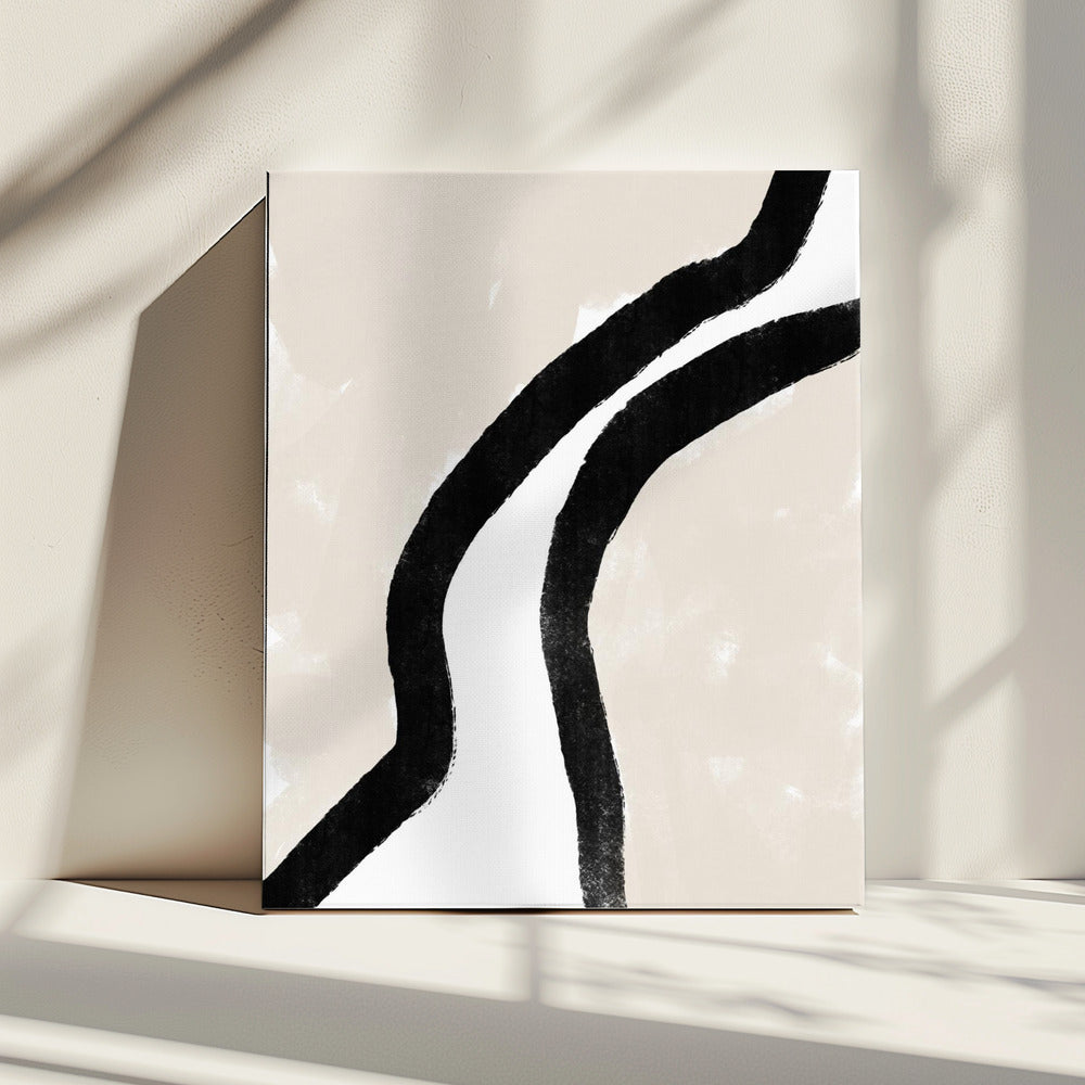 Bold Black Lines | Canvas