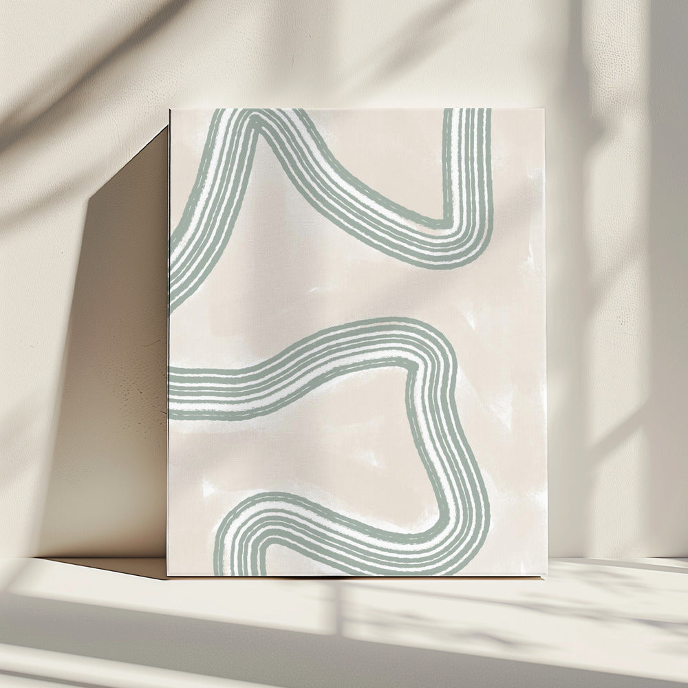 Curved Tranquility | Canvas