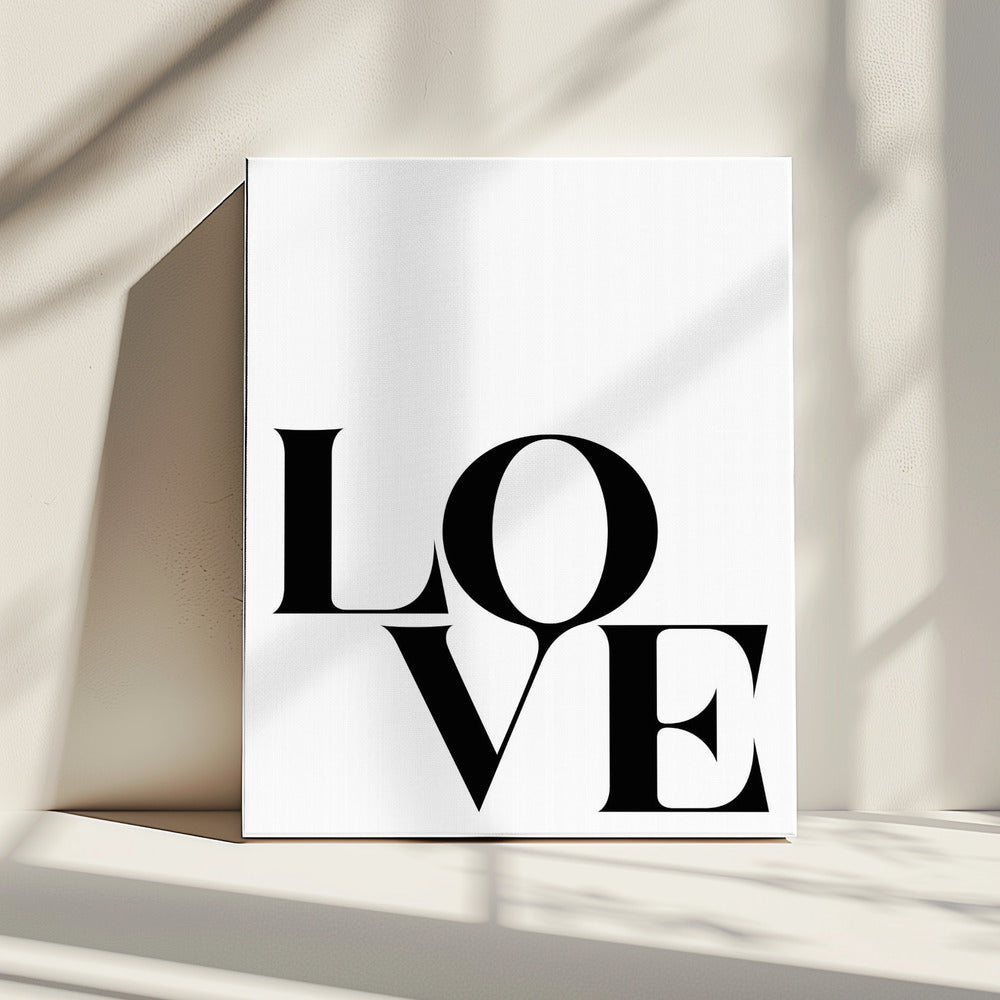 Bold Love Typography | Canvas