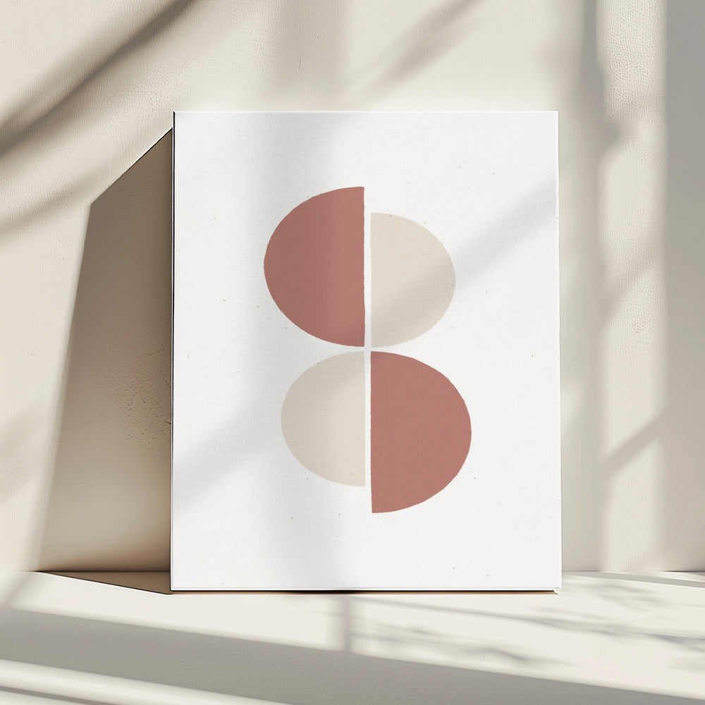 Geometric Shapes in Earthy Tones | Canvas