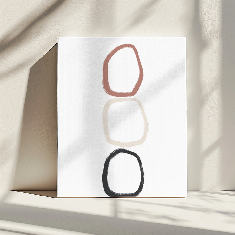 Trio of Circles | Canvas