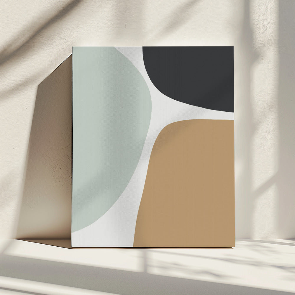Organic Shapes in Muted Tones | Canvas