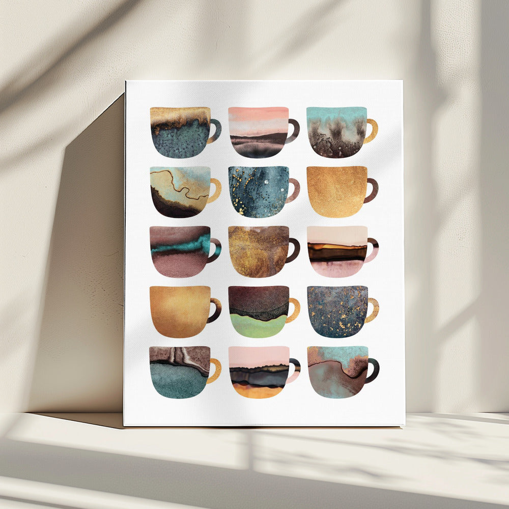 Earthy Coffee Cups | Canvas