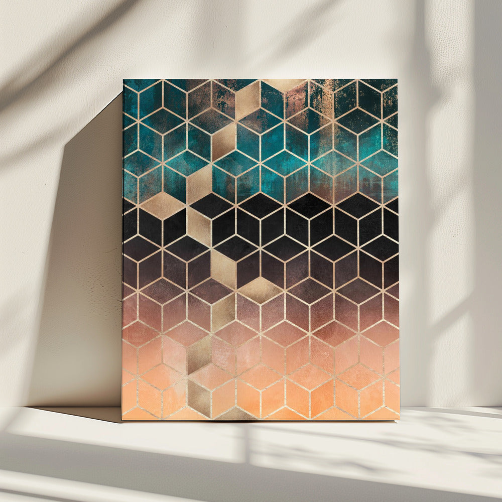 Ombre Dream Cubes | Canvas