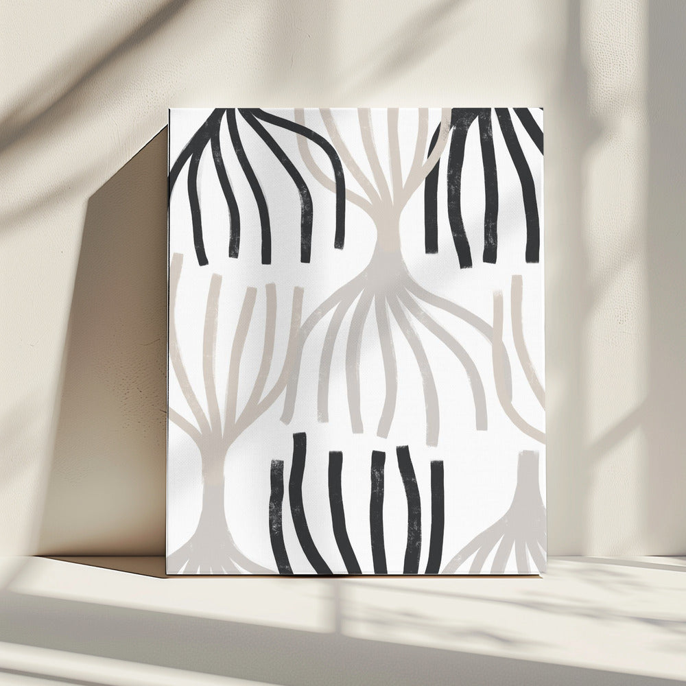 Monochrome Roots | Canvas