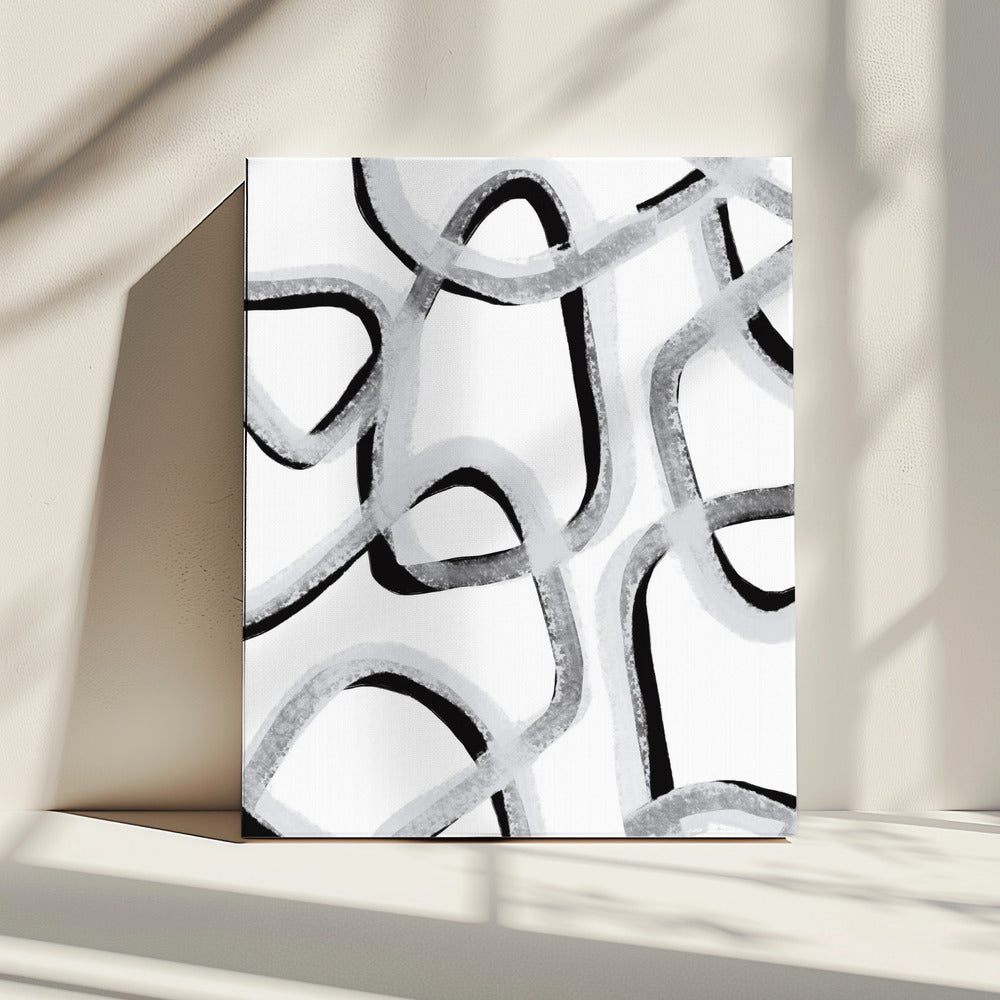 Chaotic Lines Dance | Canvas