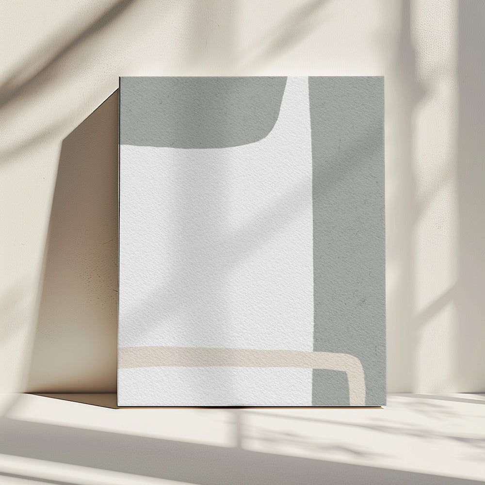 Abstract Design With Muted Tones | Canvas