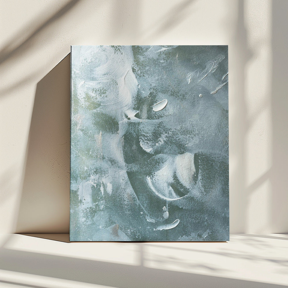 Green and White Acrylic | Canvas