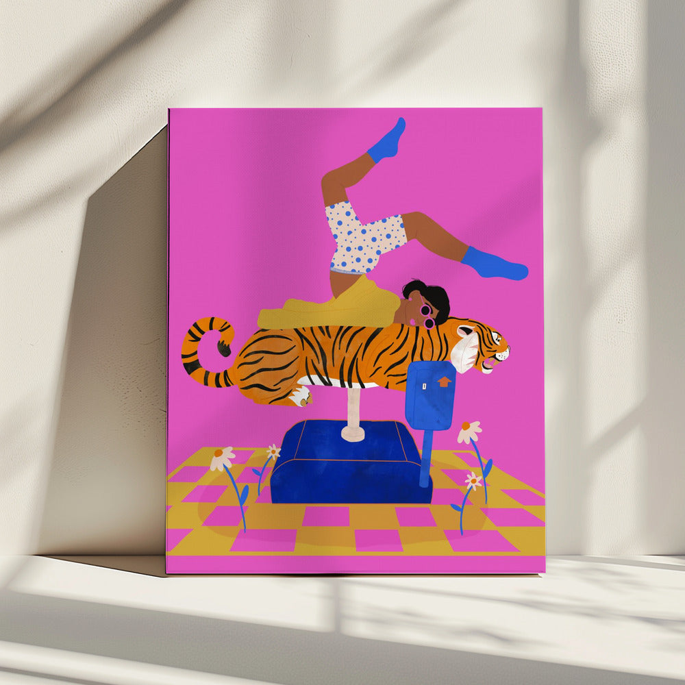 Put a tiger in your heart | Canvas