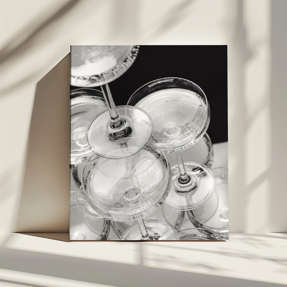 Champagne tower_5 | Canvas