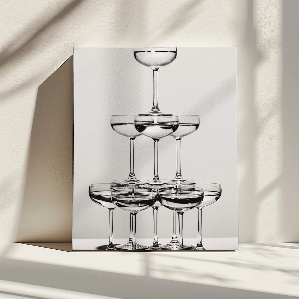 Champagne tower_6 | Canvas