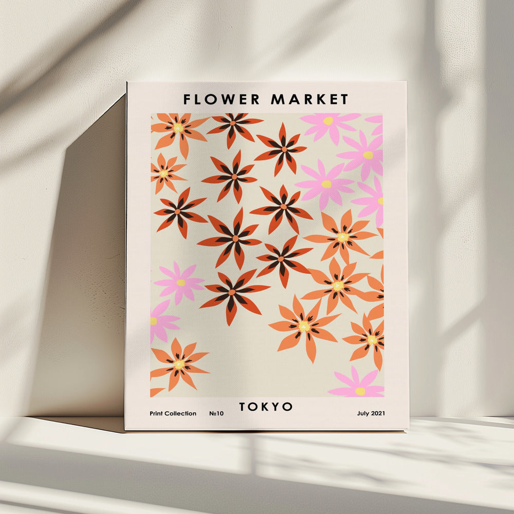 Flower Market Tokyo | Canvas