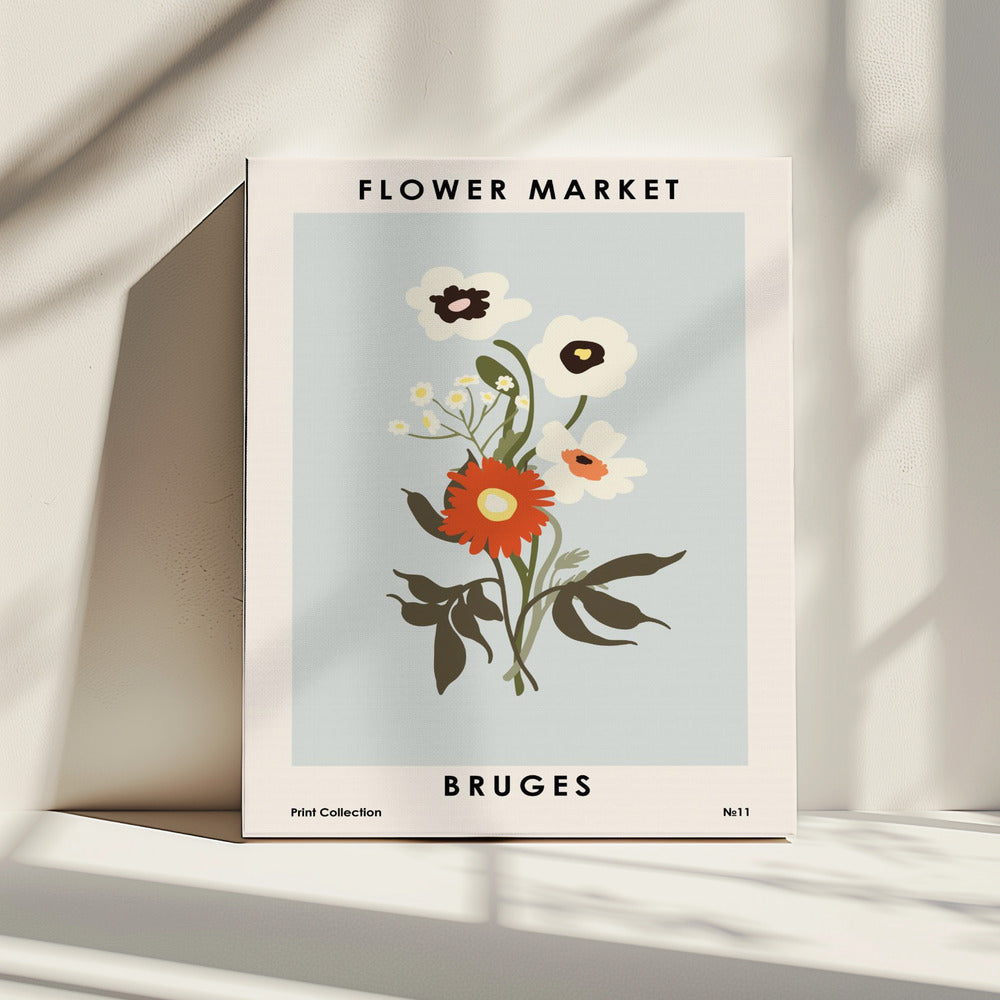 Flower Market Bruges | Canvas