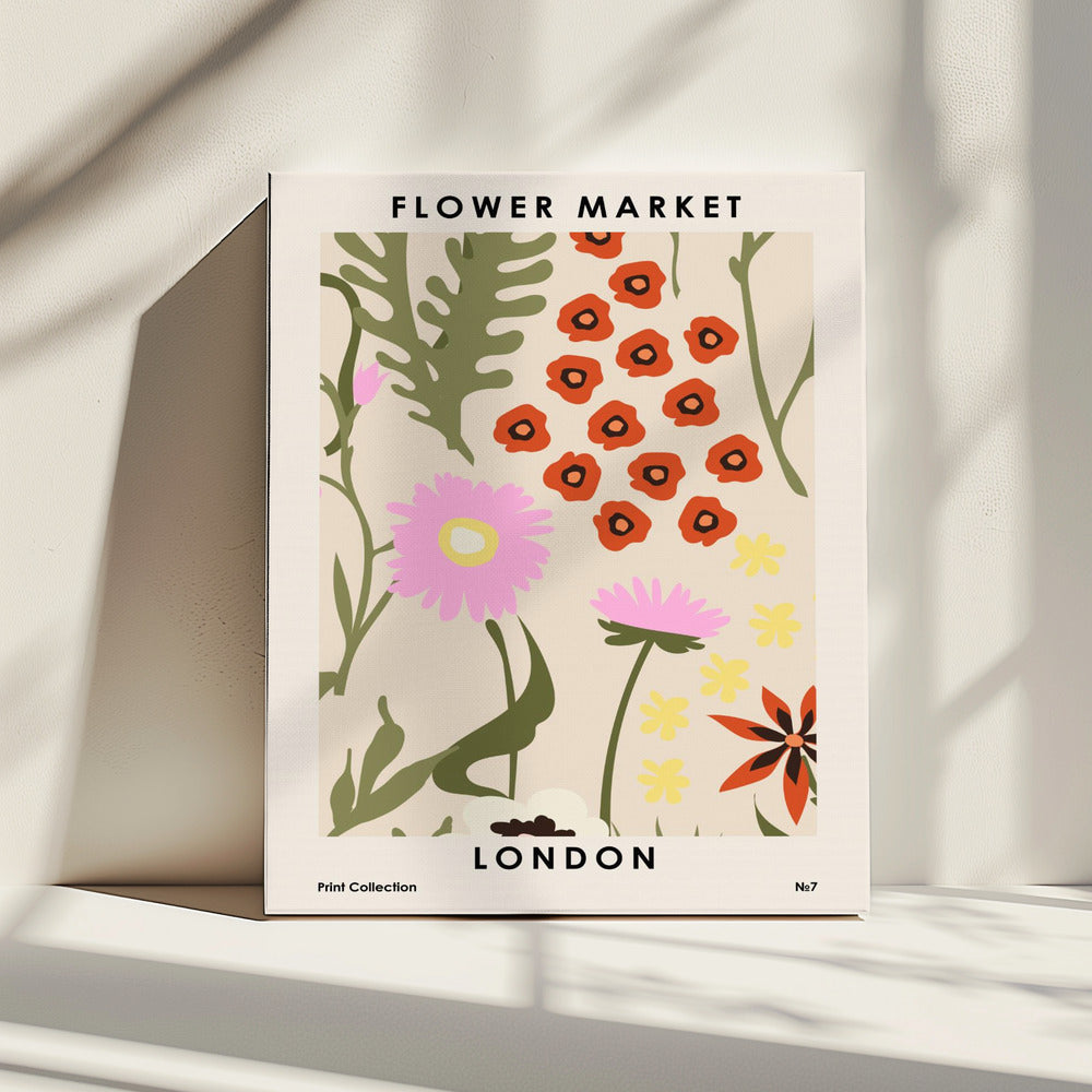 Flower Market London | Canvas