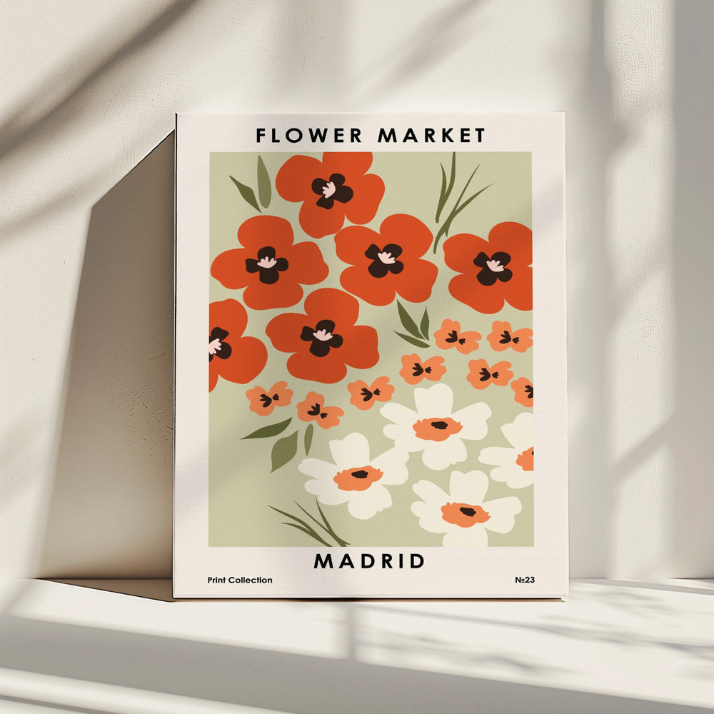 Flower Market Madrid | Canvas