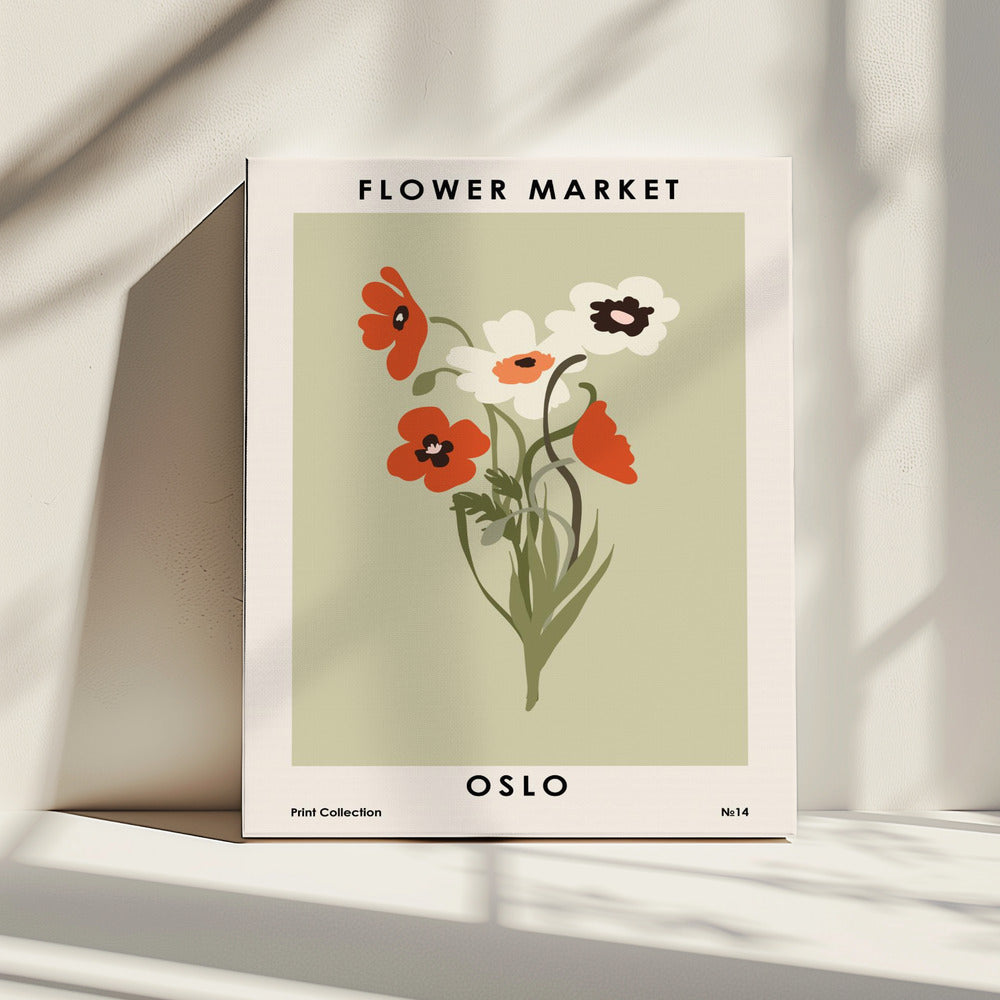 Flower Market Oslo | Canvas