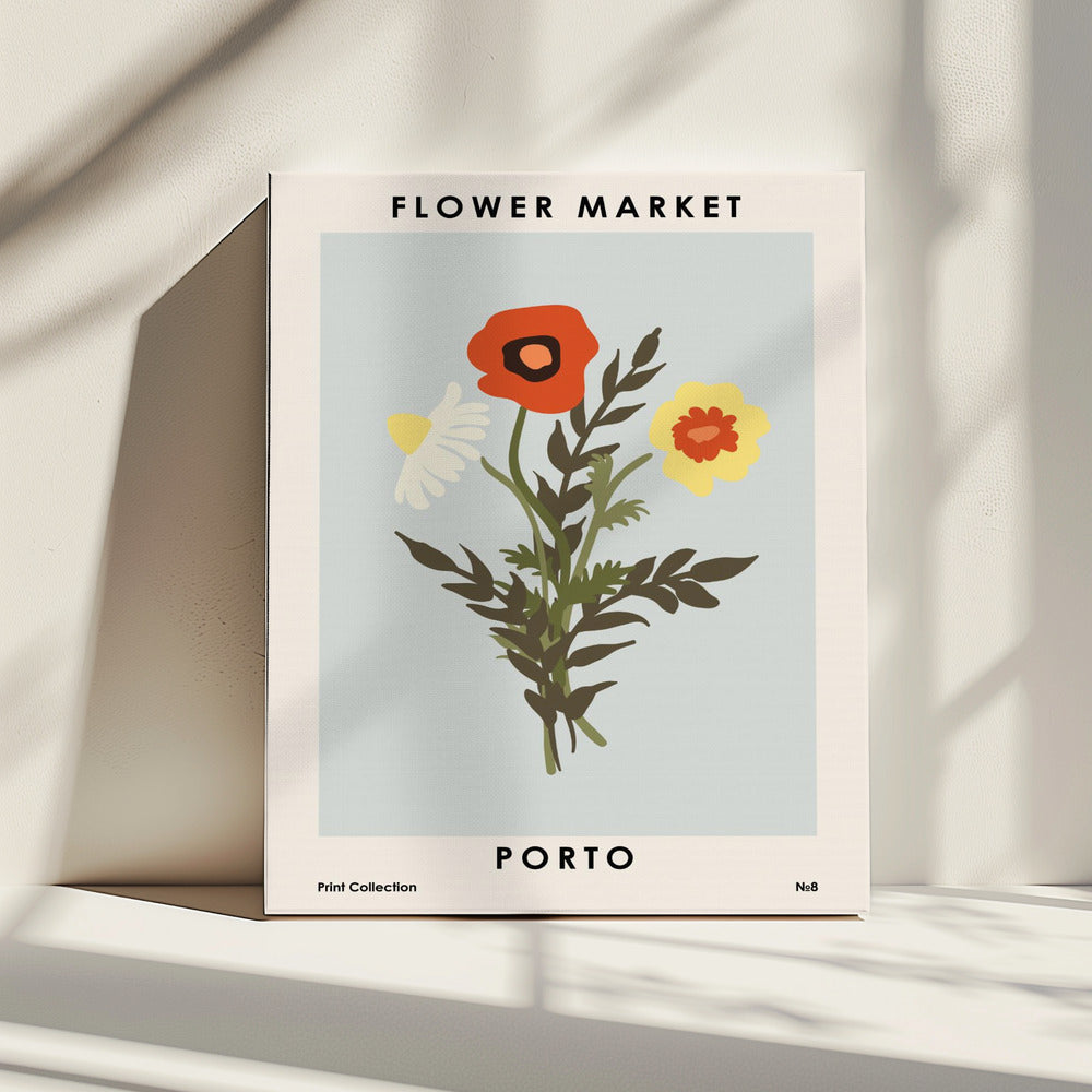 Flower Market Porto | Canvas