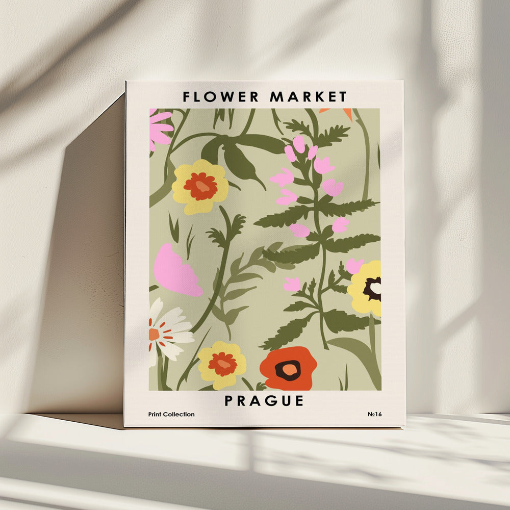 Flower Market Prague | Canvas
