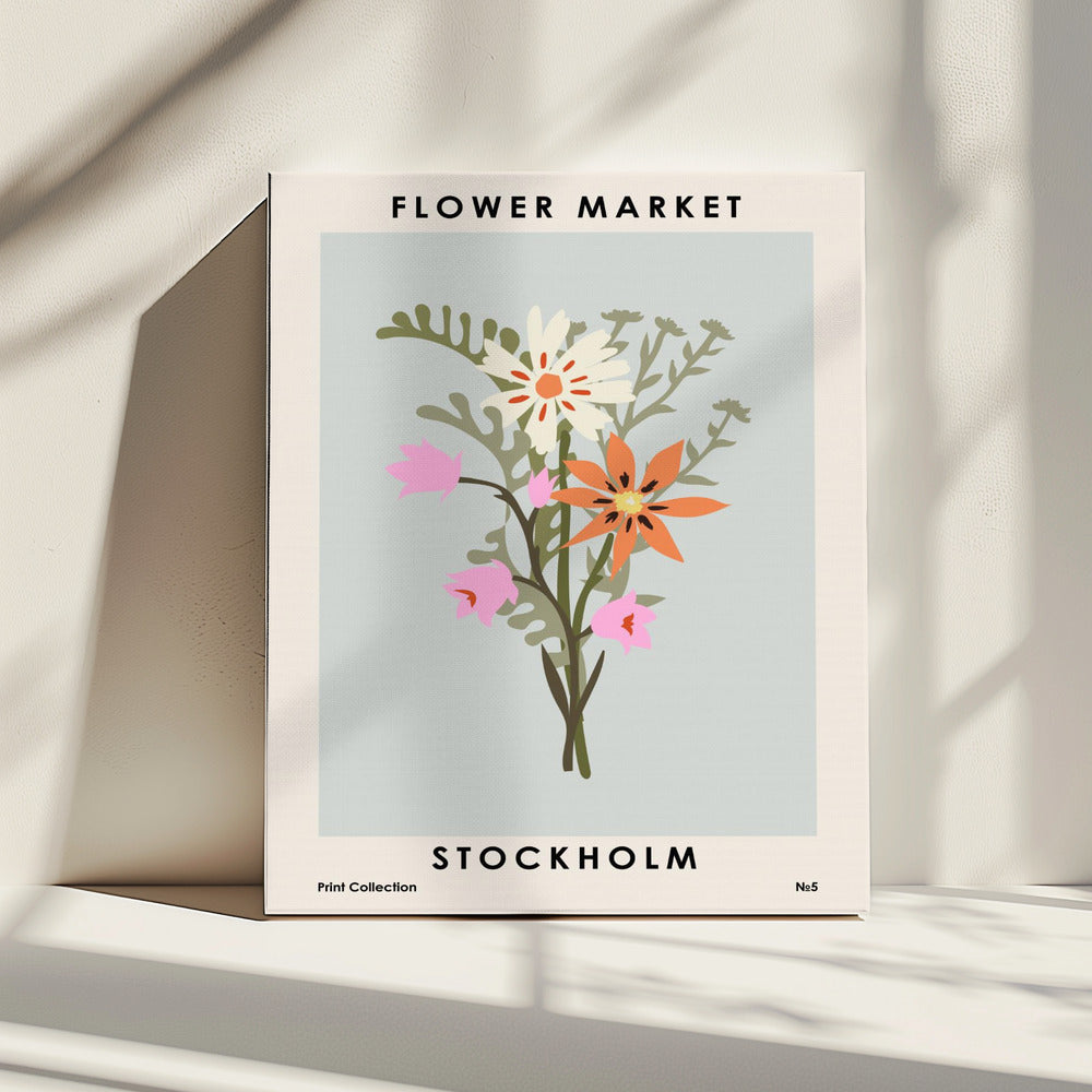 Flower Market Stockholm | Canvas