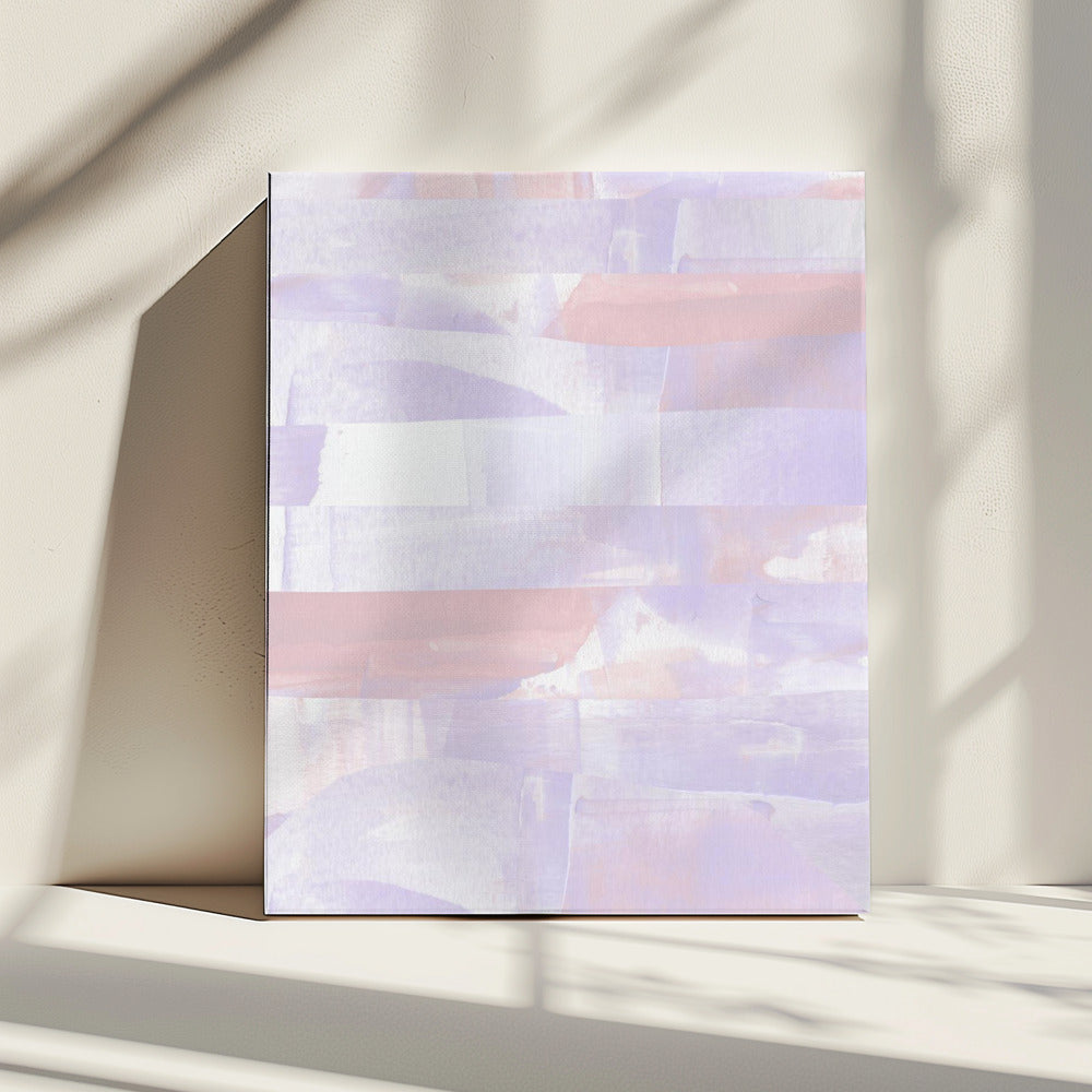 Pastel Hues Of Lavender And Peach | Canvas