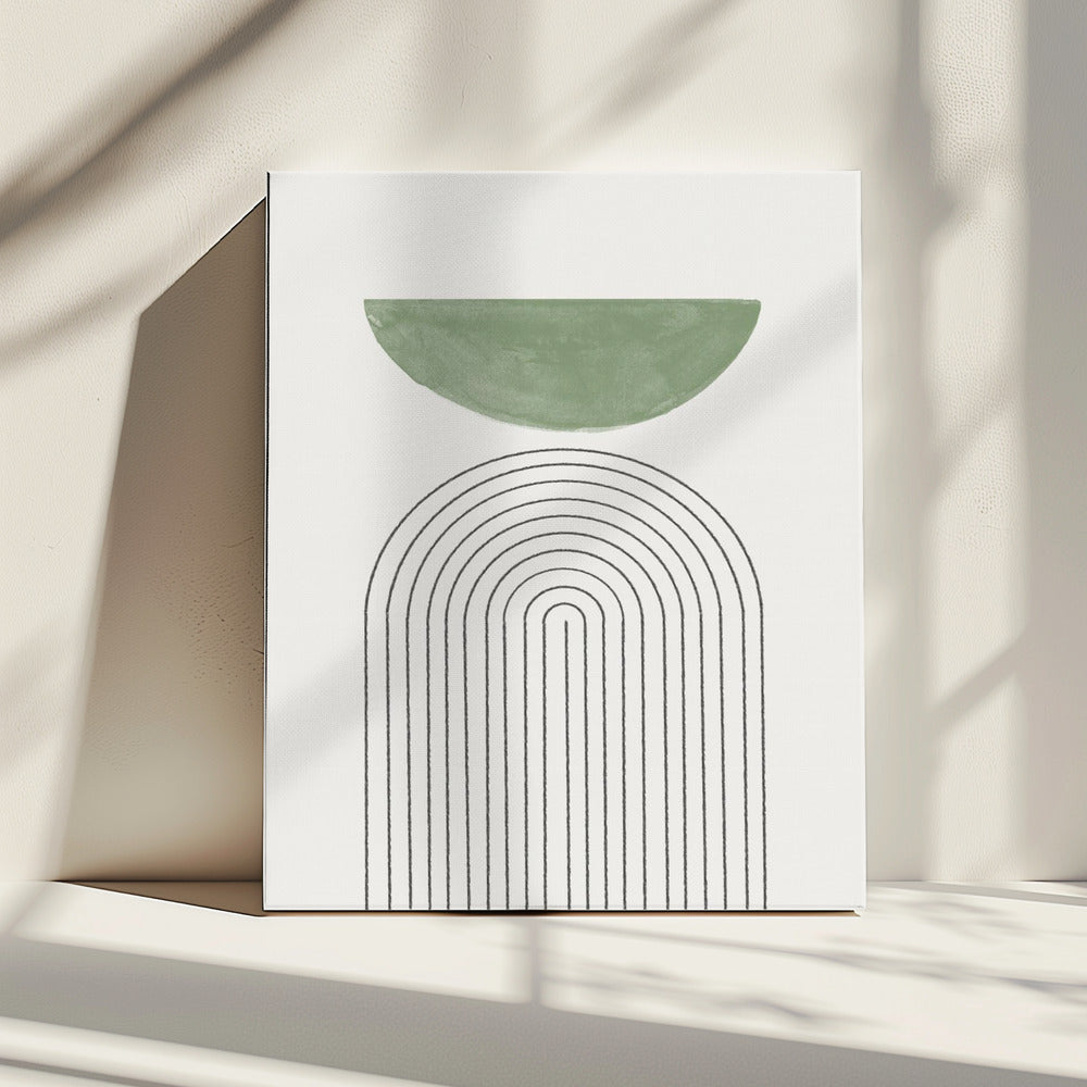 Curved Harmony | Canvas