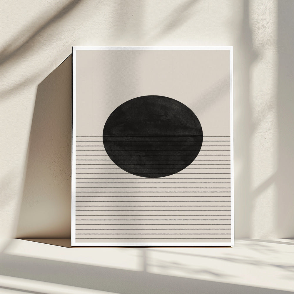 Monochrome Horizon | Canvas