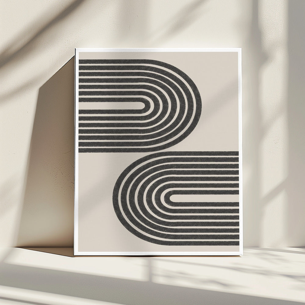 Curved Lines Dance | Canvas
