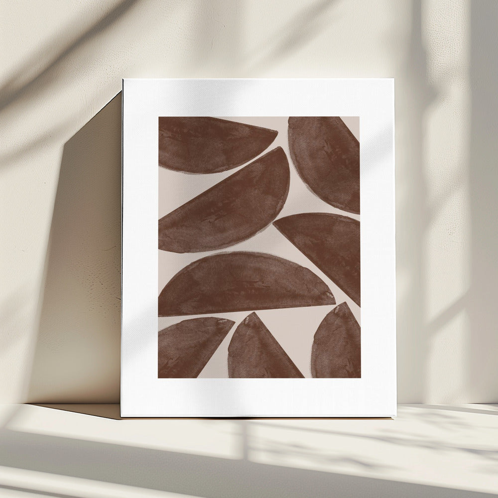 Earthy Crescents | Canvas