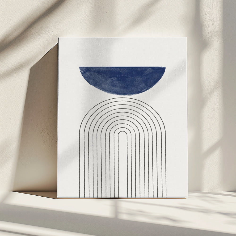 Curved Serenity | Canvas