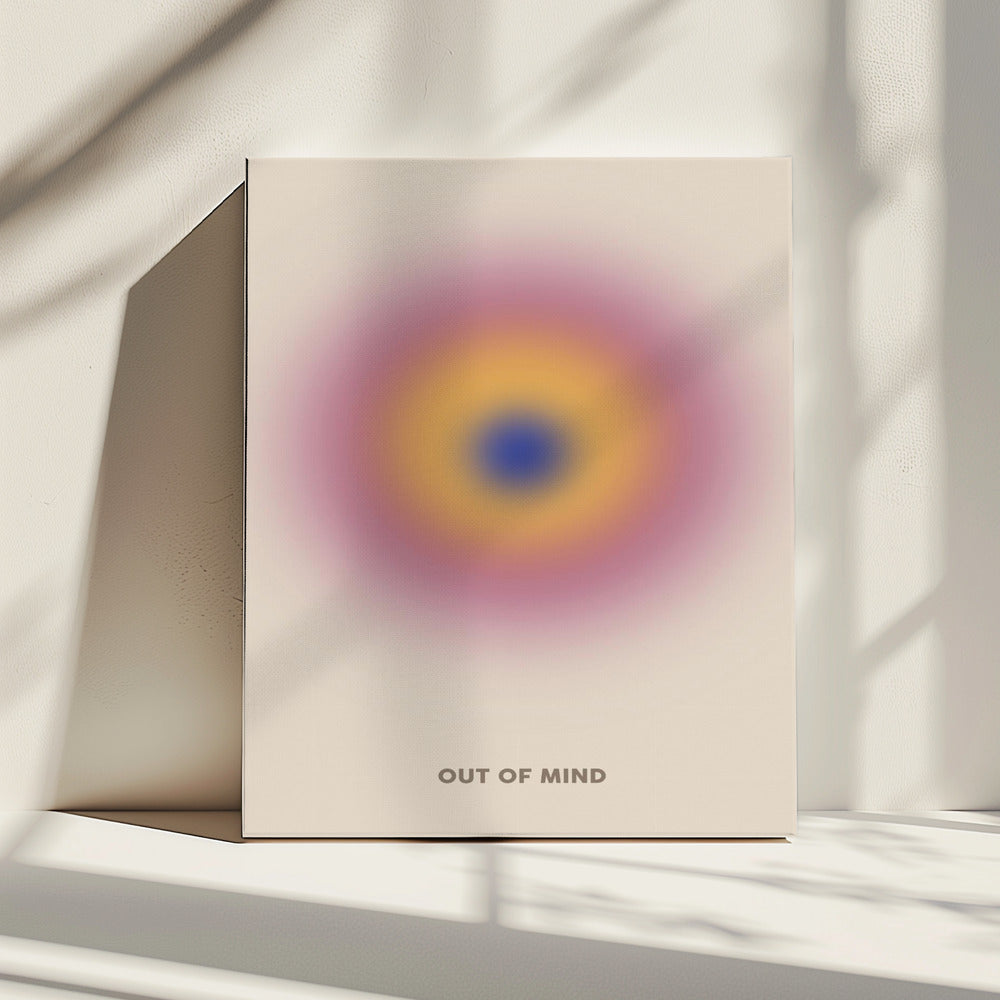 Colorful Concentric Glow | Canvas