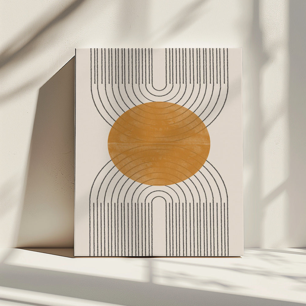 Retro Symmetry Flow | Canvas