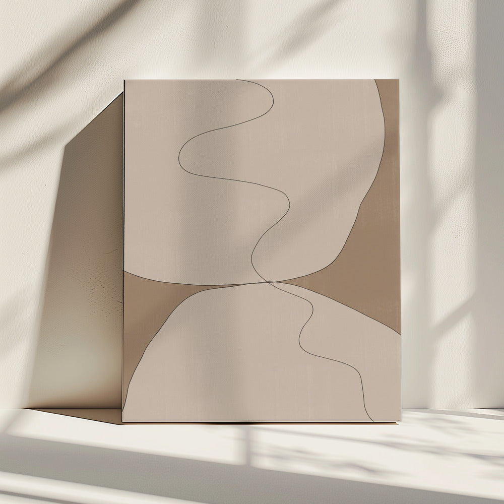 Curves of Serenity | Canvas