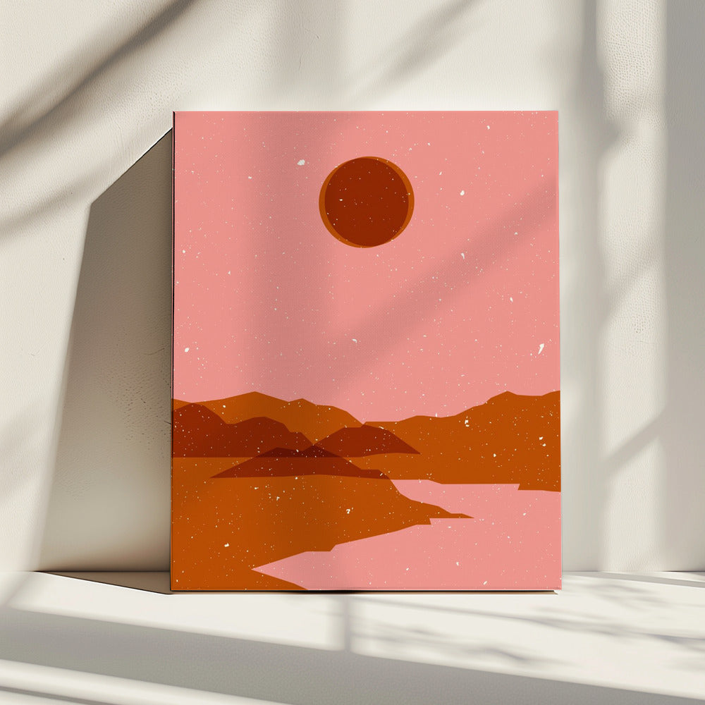 Moon  landscape | Canvas