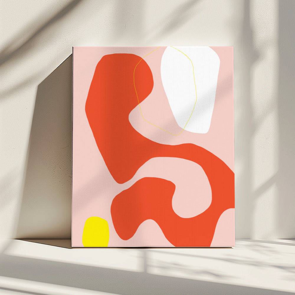 Abstract Curves Dance | Canvas