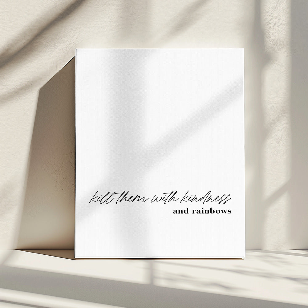 Minimalist Typography Artwork | Canvas