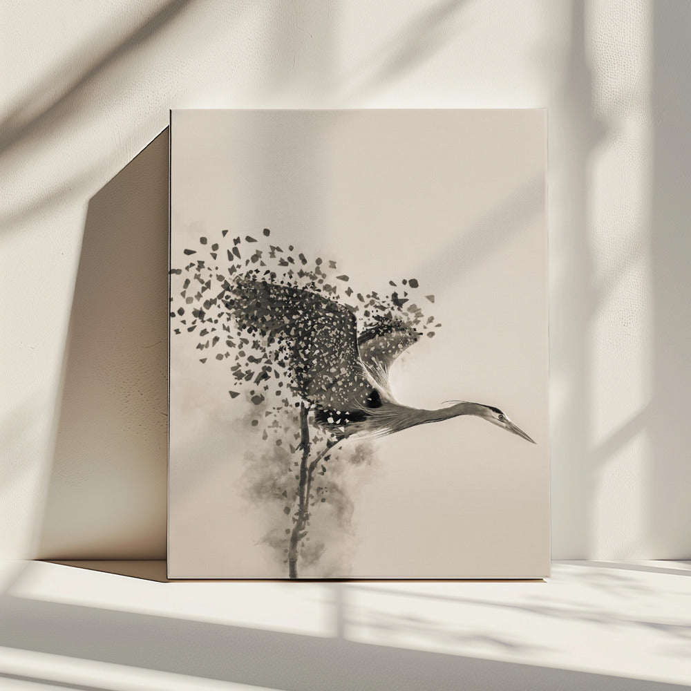 A Blue Heron | Canvas