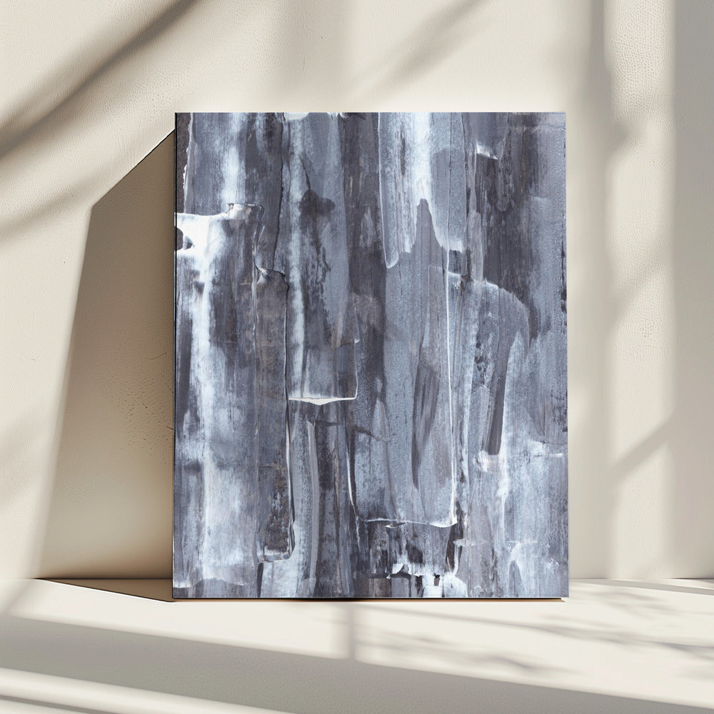 Streaks of Gray and White | Canvas