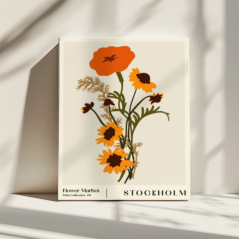 Flower Market. Stockholm | Canvas