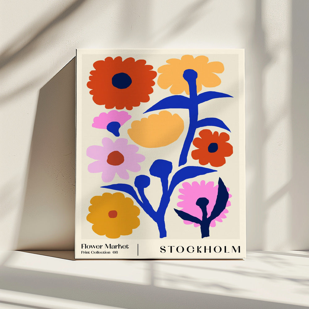 Flower Market. Stockholm | Canvas