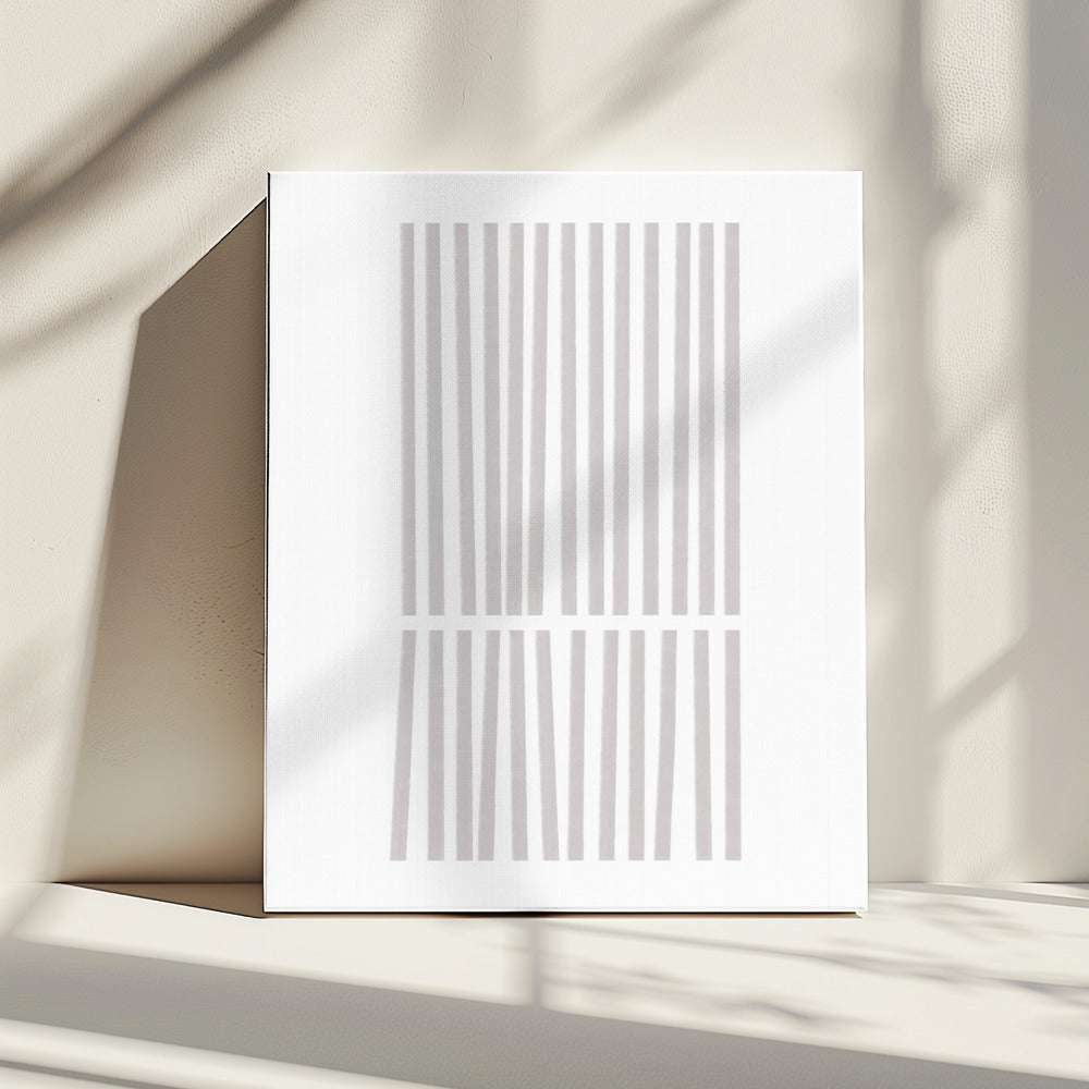 Vertical Gray Lines | Canvas