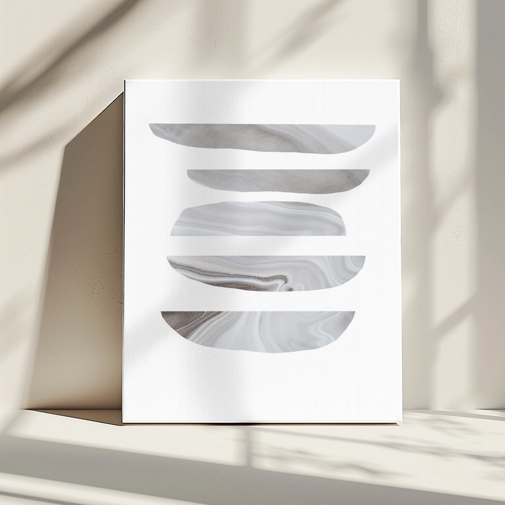 Minimalist Marble Patterns in Neutral | Canvas