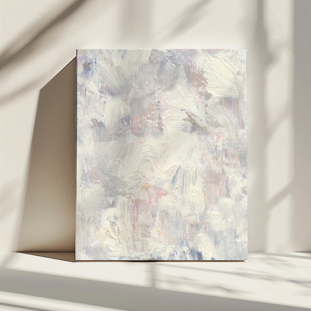 whites brushstrokes and Soft Pastel Hues | Canvas