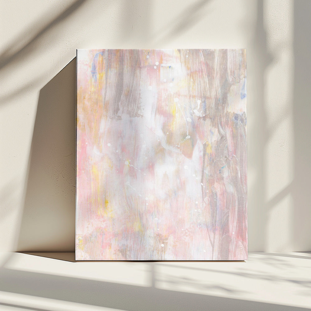 Fluid Brushstrokes and Subtle Splashes | Canvas