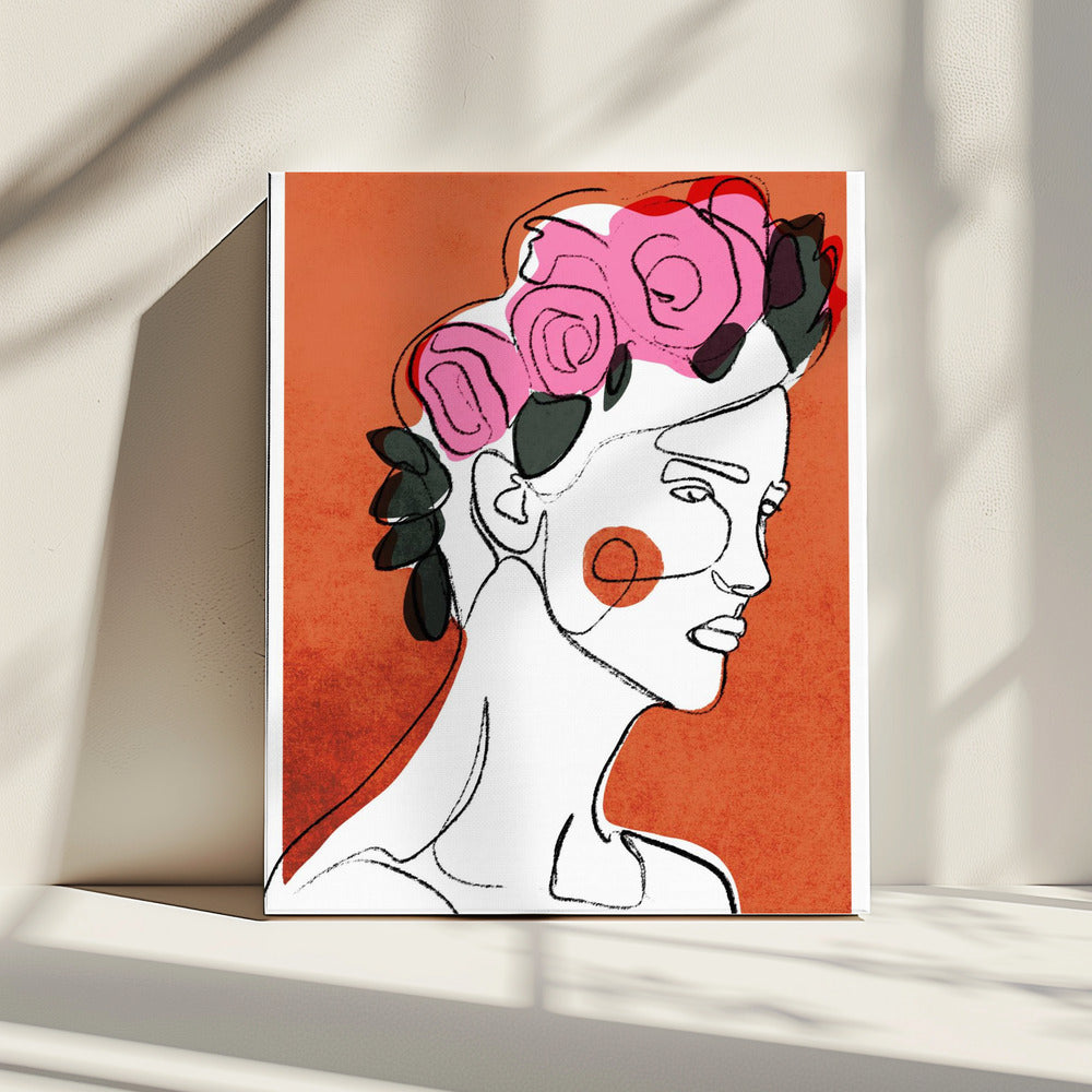 Floral Contemplation | Canvas