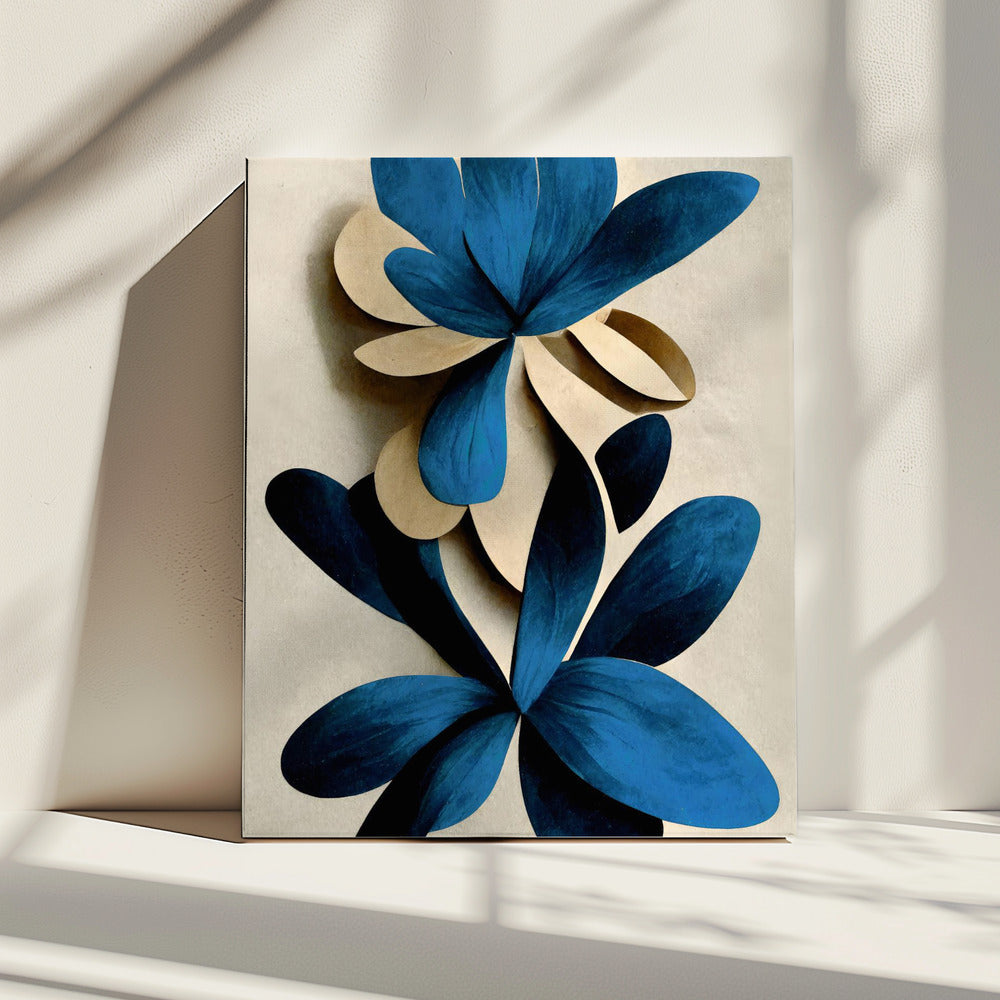 Blue Nymphaea | Canvas