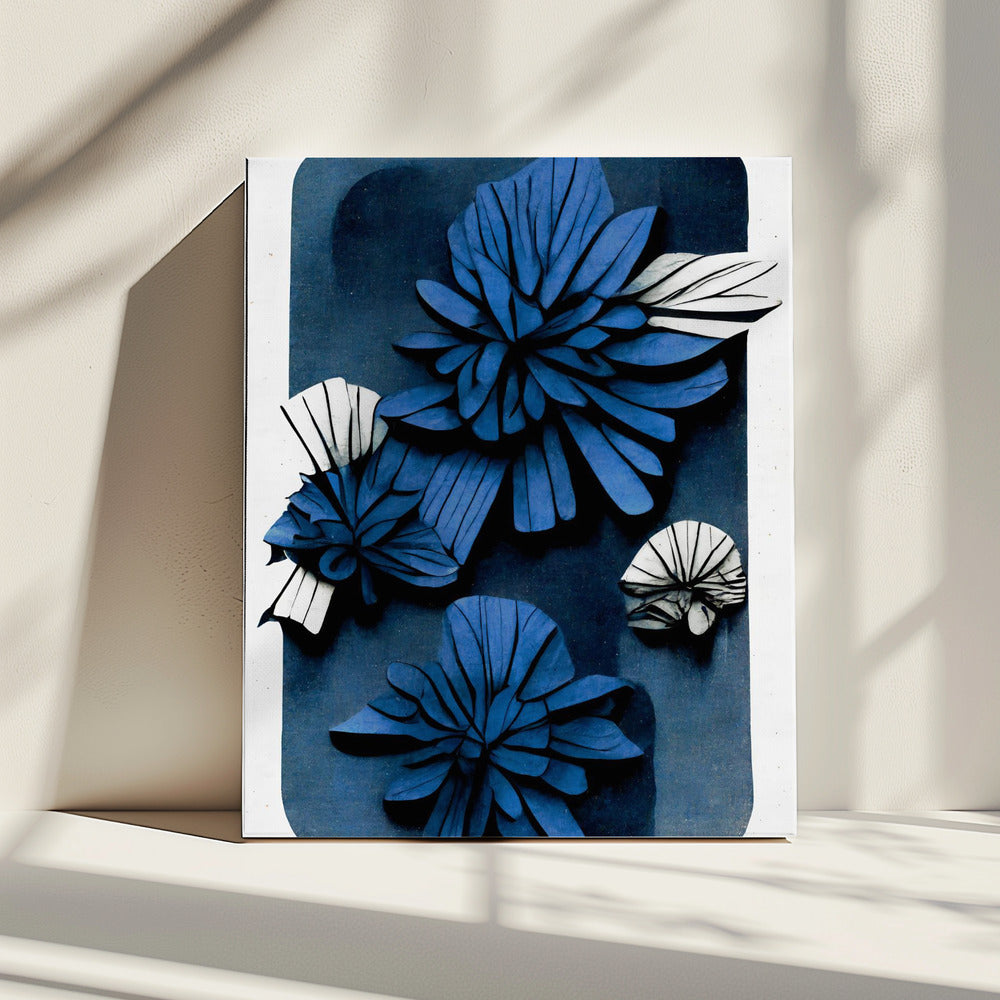 Blue Blossom Depth | Canvas