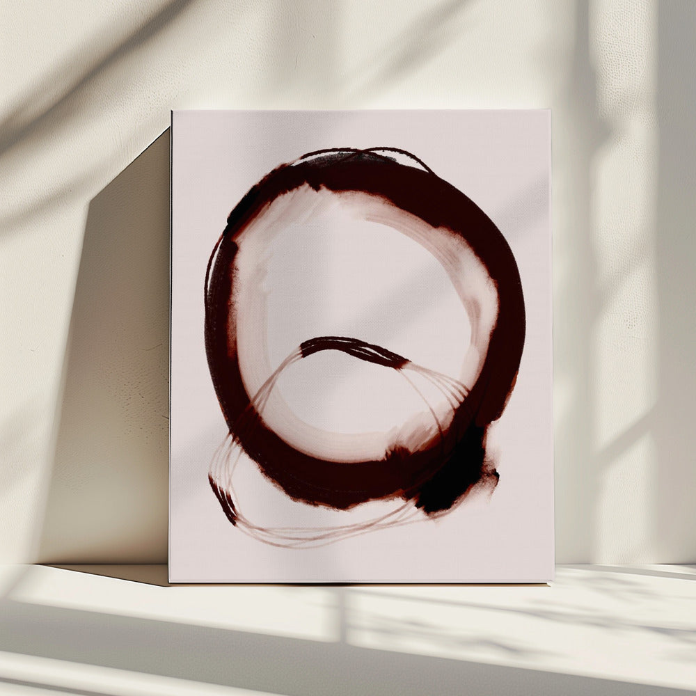 Crimson Circle | Canvas