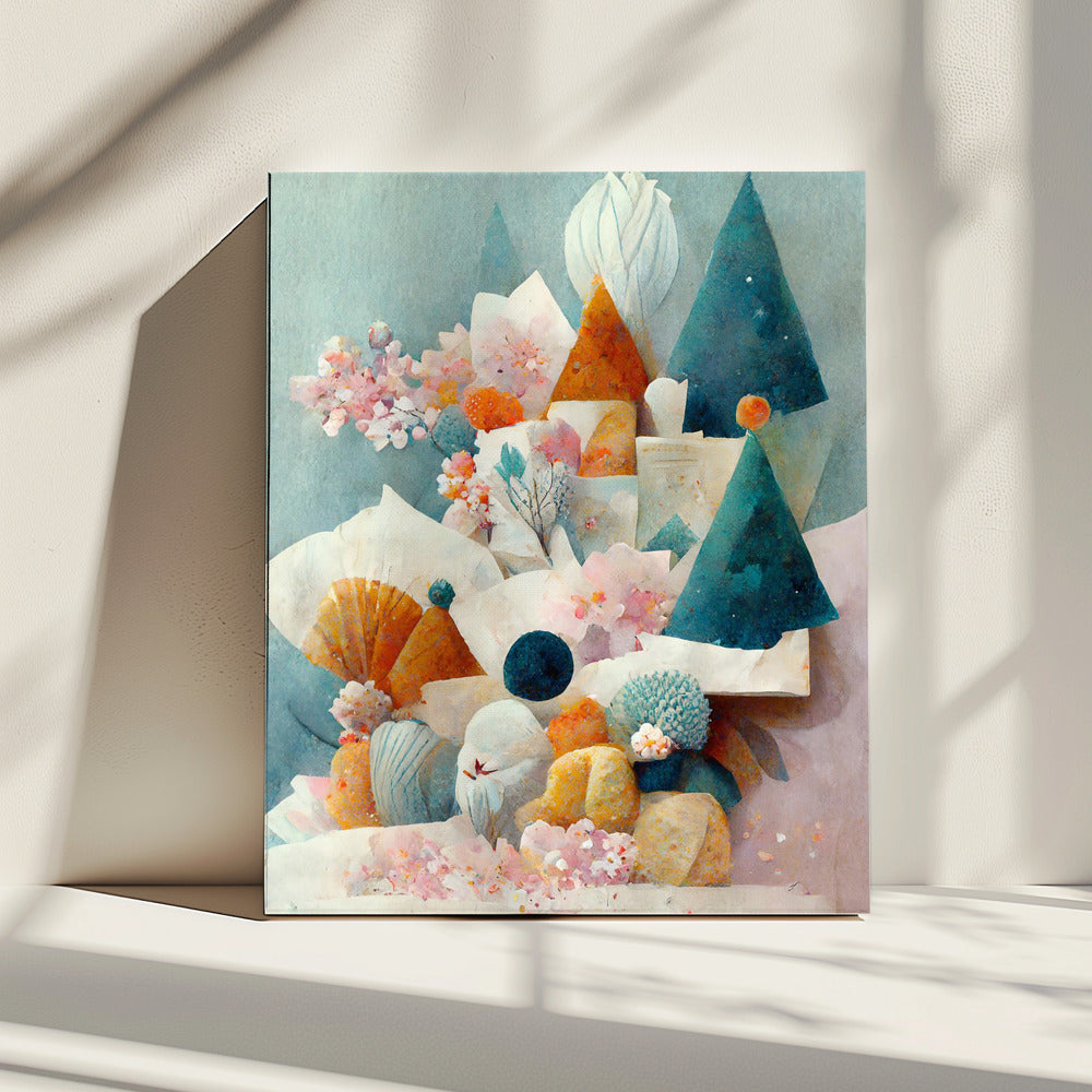 Whimsical Bloomscape | Canvas